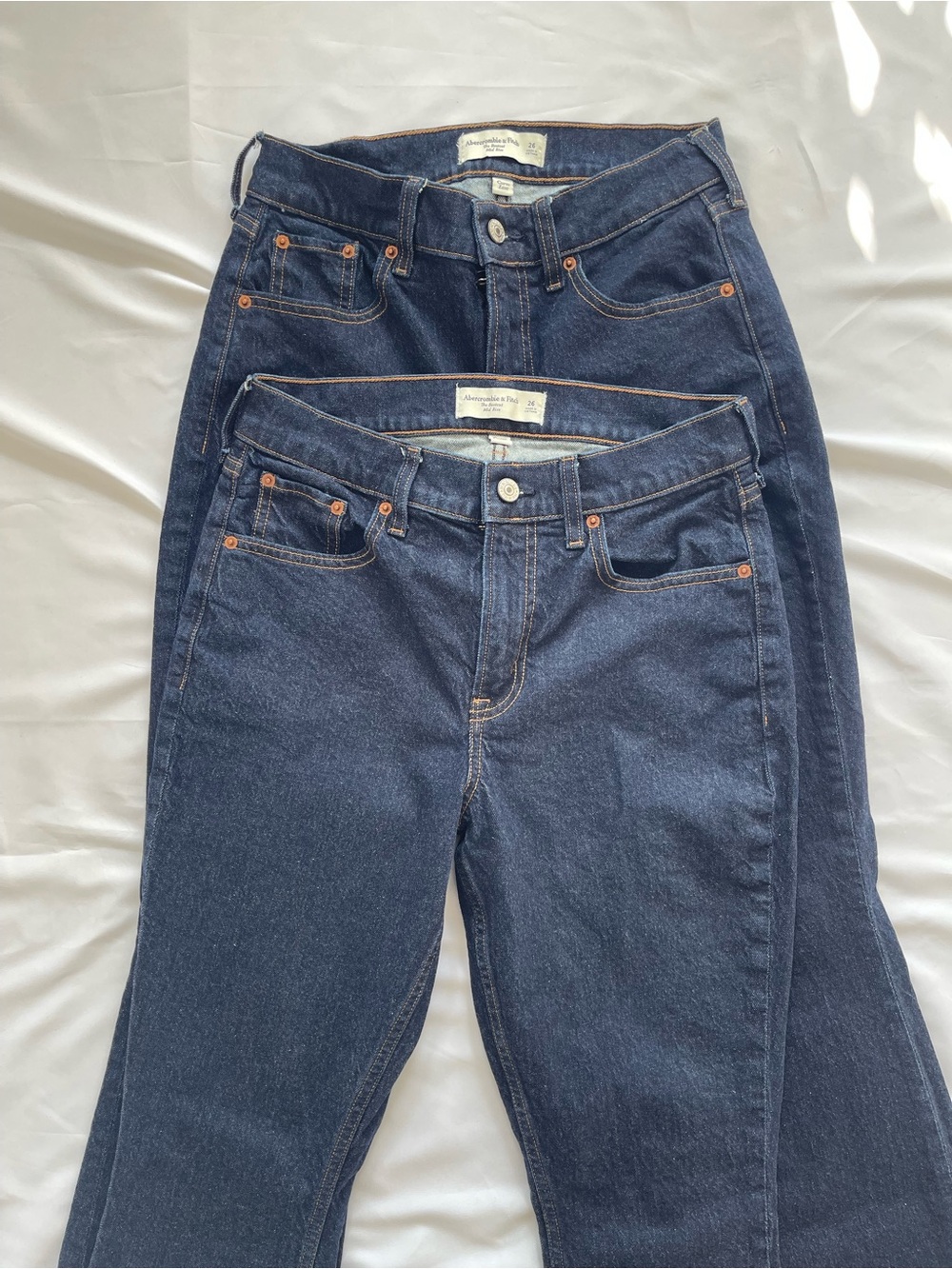 Abercrombie Curve Love Mid Rise Bootcut Jean